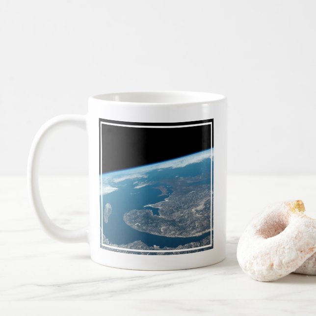 Der Golf von St. Lawrence und Kanada. Kaffeetasse (Mit Donut)
