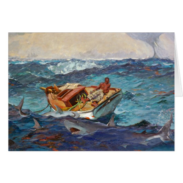 Der Golfstrom von Winslow Homer (Vorderseite (Horizontal))