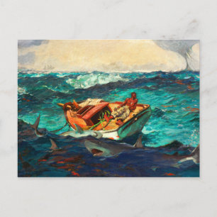 Der Golfstrom von Winslow Homer Postkarte