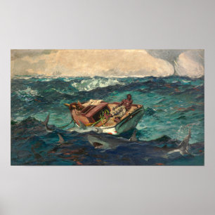 Der Golfstrom   Winslow Homer   Poster