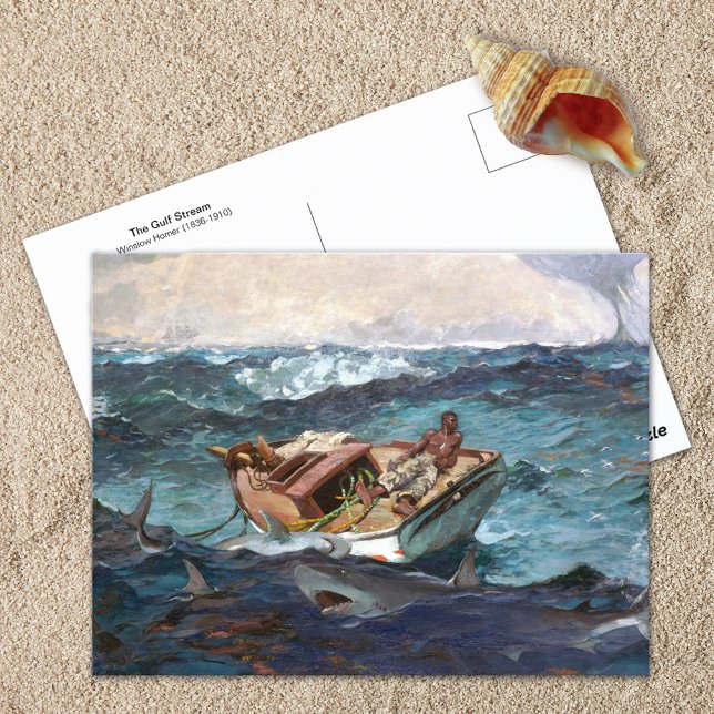 Der Golfstrom Winslow Homer-Postkarte Postkarte (Von Creator hochgeladen)