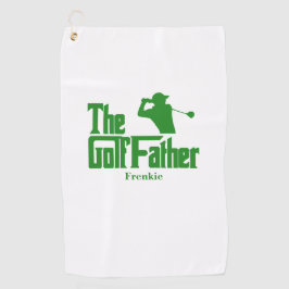 Der Golfvater mit dem Namen Funny Golf Theme Golfhandtuch