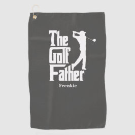 Der Golfvater mit dem Namen Funny Golf Theme Golfhandtuch