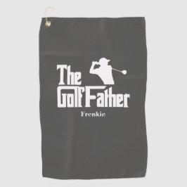 Der Golfvater mit dem Namen Funny Golf Theme Golfhandtuch