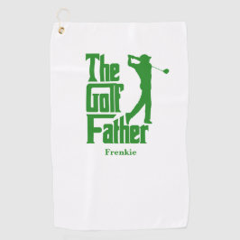 Der Golfvater mit dem Namen Funny Golf Theme Golfhandtuch