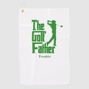 Der Golfvater mit dem Namen Funny Golf Theme Golfhandtuch