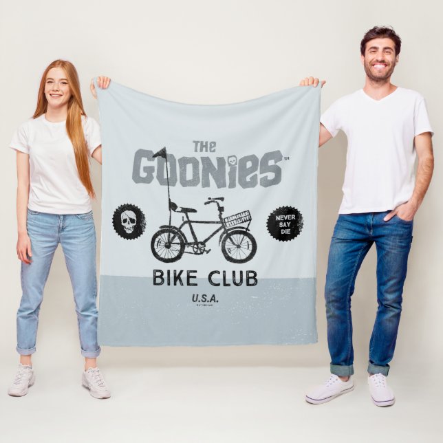 Der Goonies Bike Club U.S.A. Fleecedecke (Beispiel)