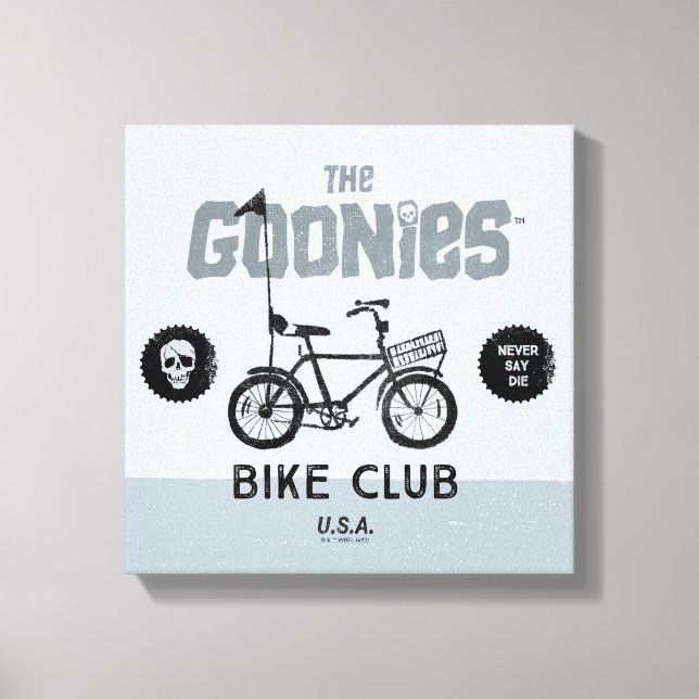 Der Goonies Bike Club U.S.A. Leinwanddruck (Vorderseite)