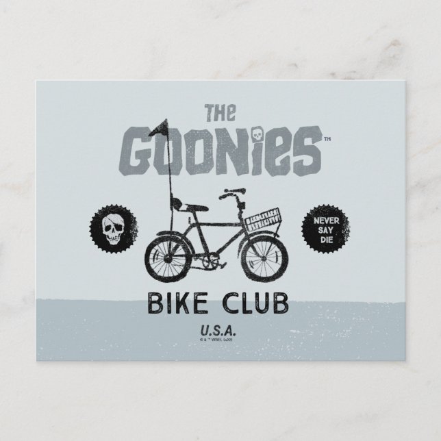 Der Goonies Bike Club U.S.A. Postkarte (Vorderseite)