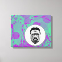 Der Gorilla hat die Canvas umgerissen