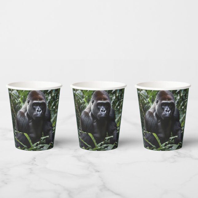 Der Gorilla-König in Mitternacht: Der Monarch des  Pappbecher (Multi)