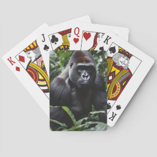 Der Gorilla-König in Mitternacht: Der Monarch des  Spielkarten