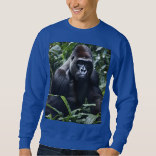 Der Gorilla-König in Mitternacht: Der Monarch des  Sweatshirt