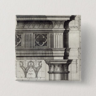 Der gotische Entablature Button