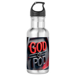 Der Gott des POD (Print On Demand) Edelstahlflasche