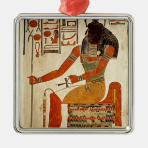 Der Gott, Khepri, vom Grab von Nefertari Ornament Aus Metall