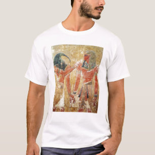 Der Gott Thoth mit Seti I im Grab von Seti T-Shirt