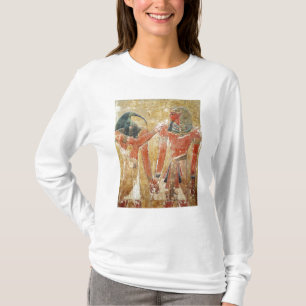 Der Gott Thoth mit Seti I im Grab von Seti T-Shirt