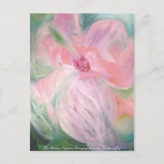 Der Göttin Neptun taucht aus den Tiefen auf Postkarte