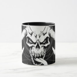 Der göttliche Arkanskull des Todes Schwarz Tasse