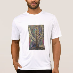Der göttliche Baum des Lebens himmlische Flügel un T-Shirt