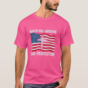 Der göttliche Mann des Vaters Husband Protector US T-Shirt