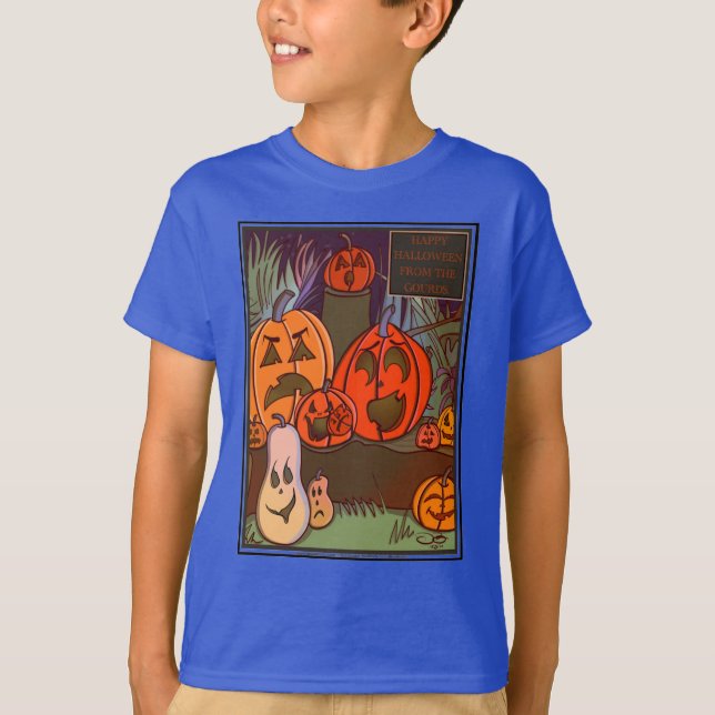 Der Gourds Halloween-Junge T-Shirt (Vorderseite)
