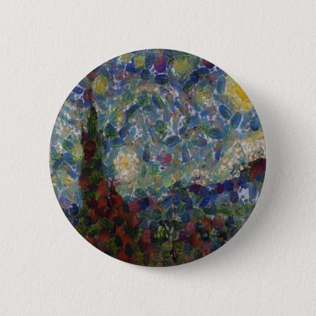 Der Gourdy Night Starry Fine Art Spoof Button (Vorderseite)