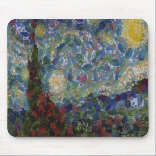 Der Gourdy Night Starry Fine Art Spoof Mousepad