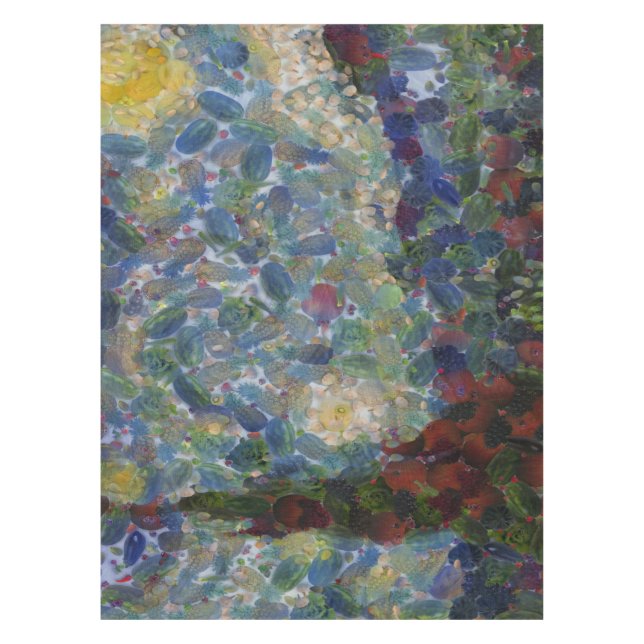 Der Gourdy Night Starry Fine Art Spoof Tischdecke (Vorderseite)
