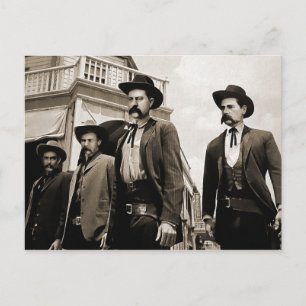 Der Grabstein Earps und Doc Holliday Postkarte