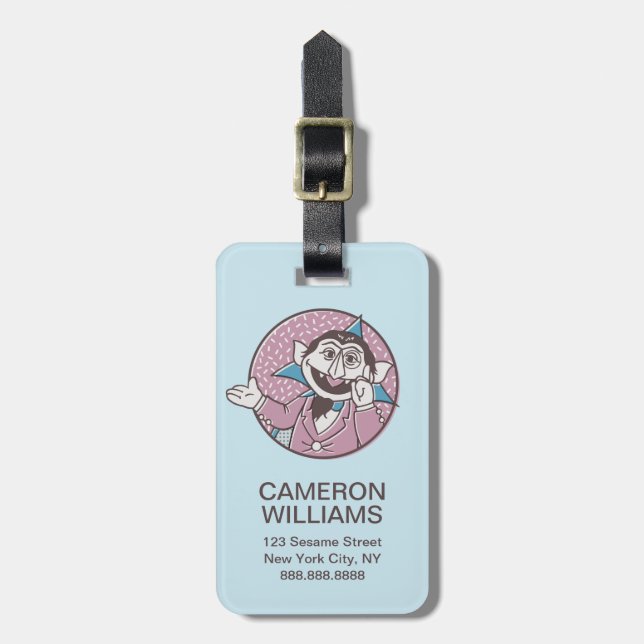 Der Graf | Sie können immer auf mich zählen Gepäckanhänger (Vorderseite vertikal)