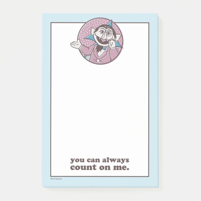 Der Graf | Sie können immer auf mich zählen Post-it Klebezettel (Vorderseite)
