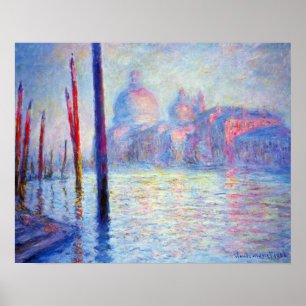 Der Grand Canal von Claude Monet Poster