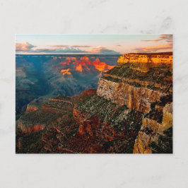 Der Grand Canyon Arizona bei Sonnenuntergang Postkarte