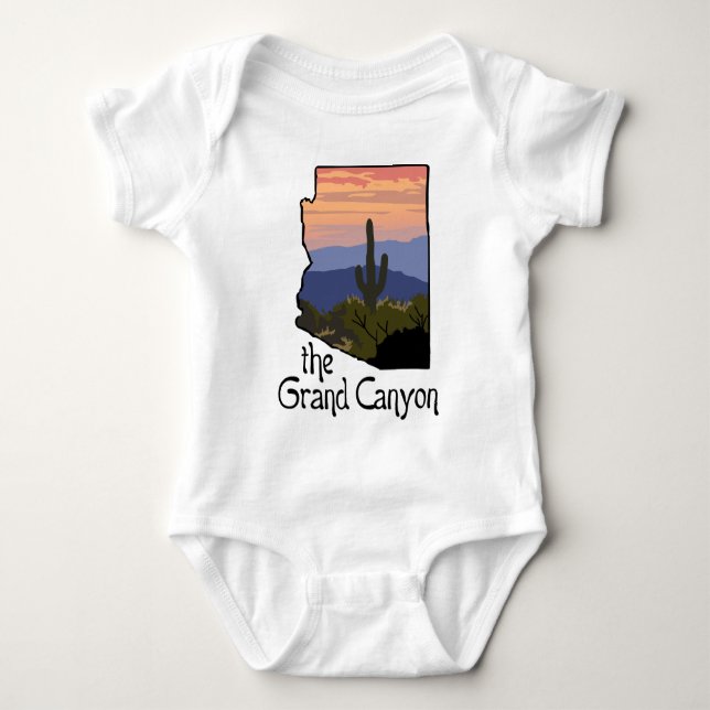 Der Grand Canyon Baby Strampler (Vorderseite)