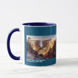 Der Grand Canyon des Yellowstone - Thomas Moran Tasse