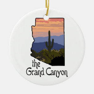 Der Grand Canyon Keramik Ornament