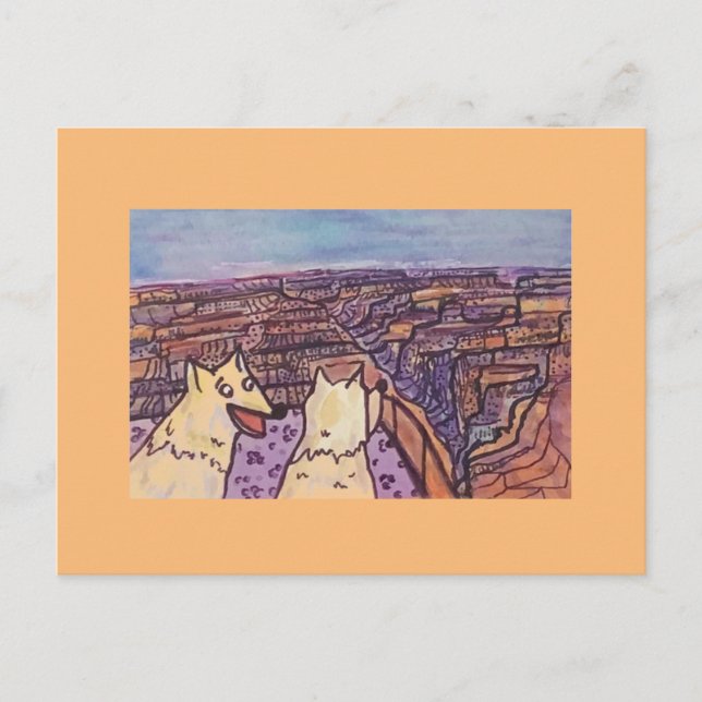 Der Grand Canyon Postkarte (Vorderseite)