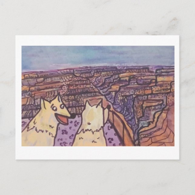Der Grand Canyon Postkarte (Vorderseite)