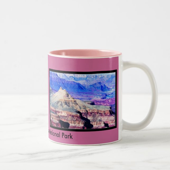 Der Grand- CanyonNationalpark Zweifarbige Tasse (Rechts)