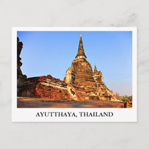 Der Grand Palace von Ayutthaya in Thailand Postkarte