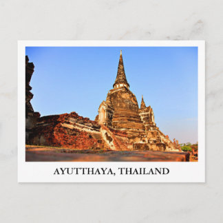 Der Grand Palace von Ayutthaya in Thailand Postkarte