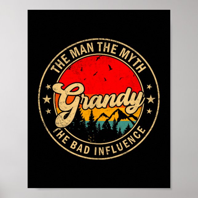 Der Grandy-Mythos Schlechter Einfluss Vintage Poster (Vorne)