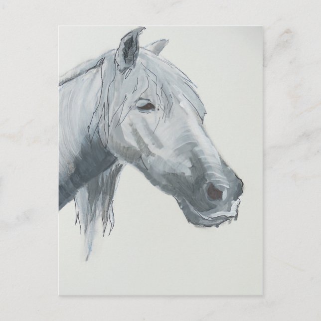 Der graue Blick Postkarte (Vorderseite)