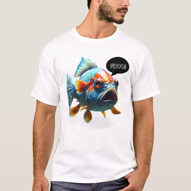 Der graue Fisch T-Shirt (Vorderseite)