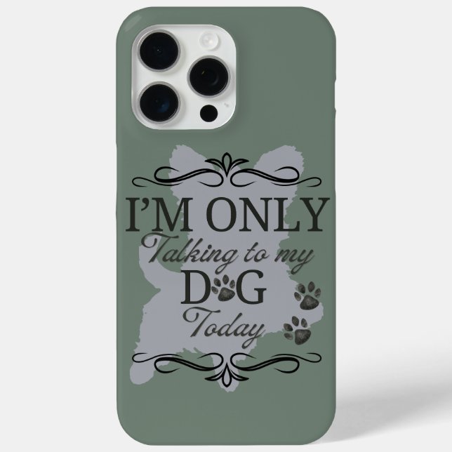 Der graue Hund Case-Mate iPhone Hülle (Rückseite)