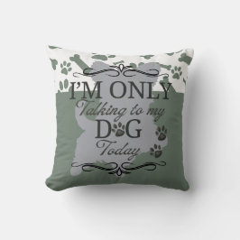 Der graue Hund Kissen