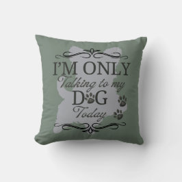 Der graue Hund Kissen