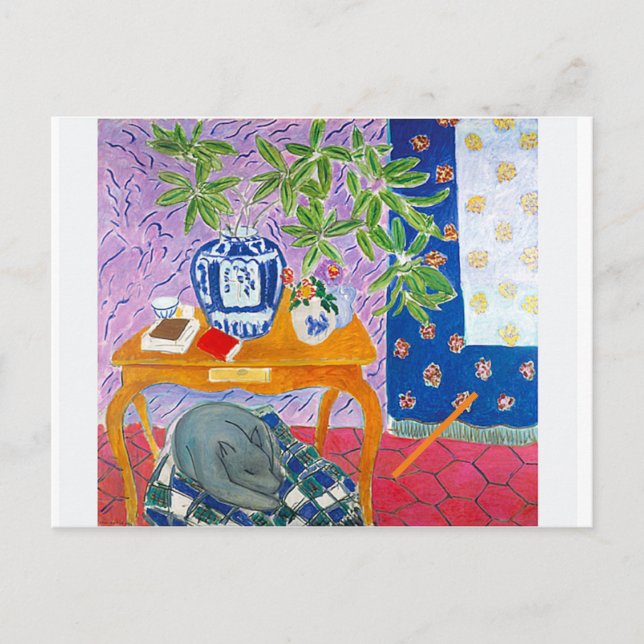 Der graue Hund Postkarte (Vorderseite)